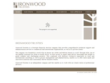 Tablet Screenshot of ironwoodtrustees.co.za